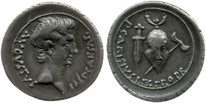 реверс RIC I (second edition) Augustus 8