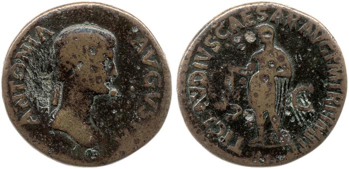 реверс RIC I (second edition) Claudius 104
