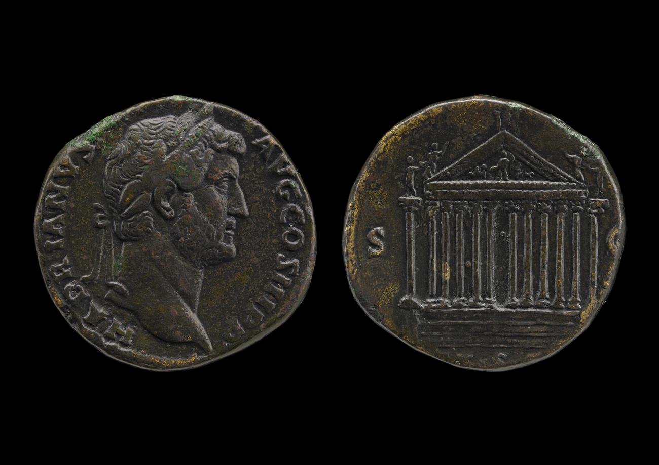 obverse RIC II, Part 3 (second edition) Hadrian 2408