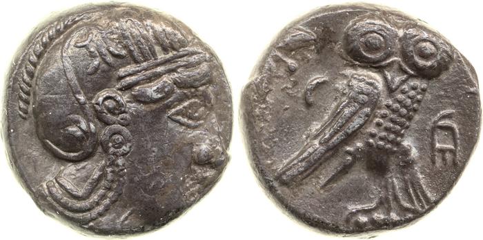 Mazaces Egypt van Alfen 2002 VI Athenian imitations, реверс, bm