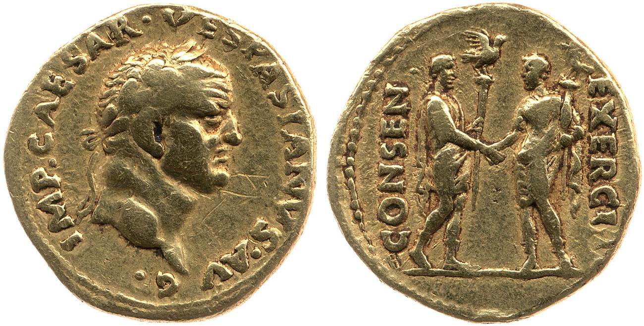 аверс RIC II, Part 1 (second edition) Vespasian 1381