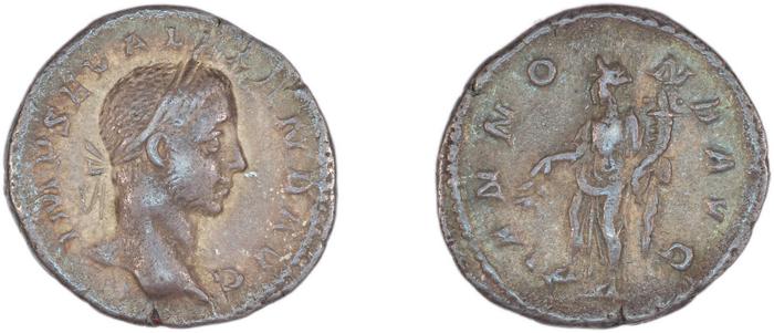 реверс RIC IV Severus Alexander 187
