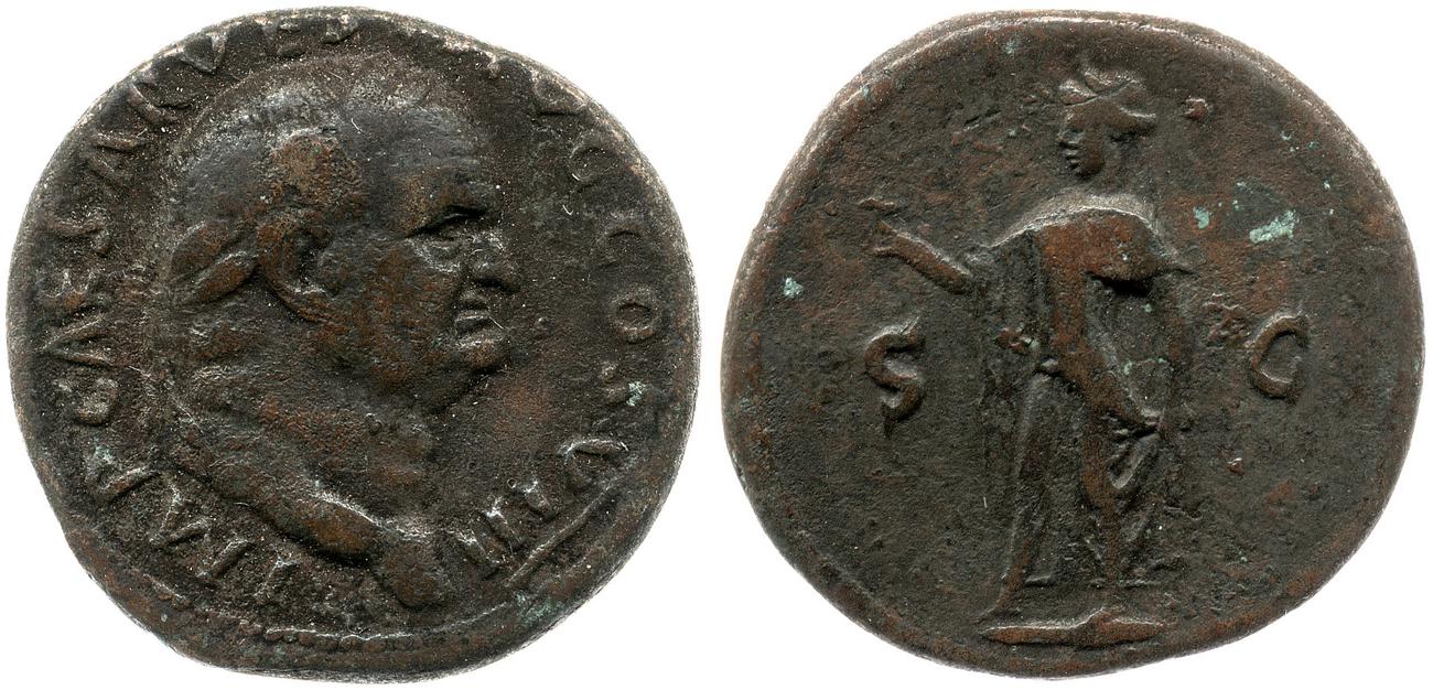 аверс RIC II, Part 1 (second edition) Vespasian 1010