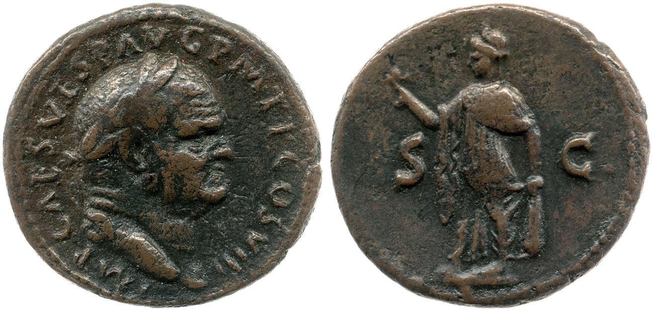 аверс RIC II, Part 1 (second edition) Vespasian 1009