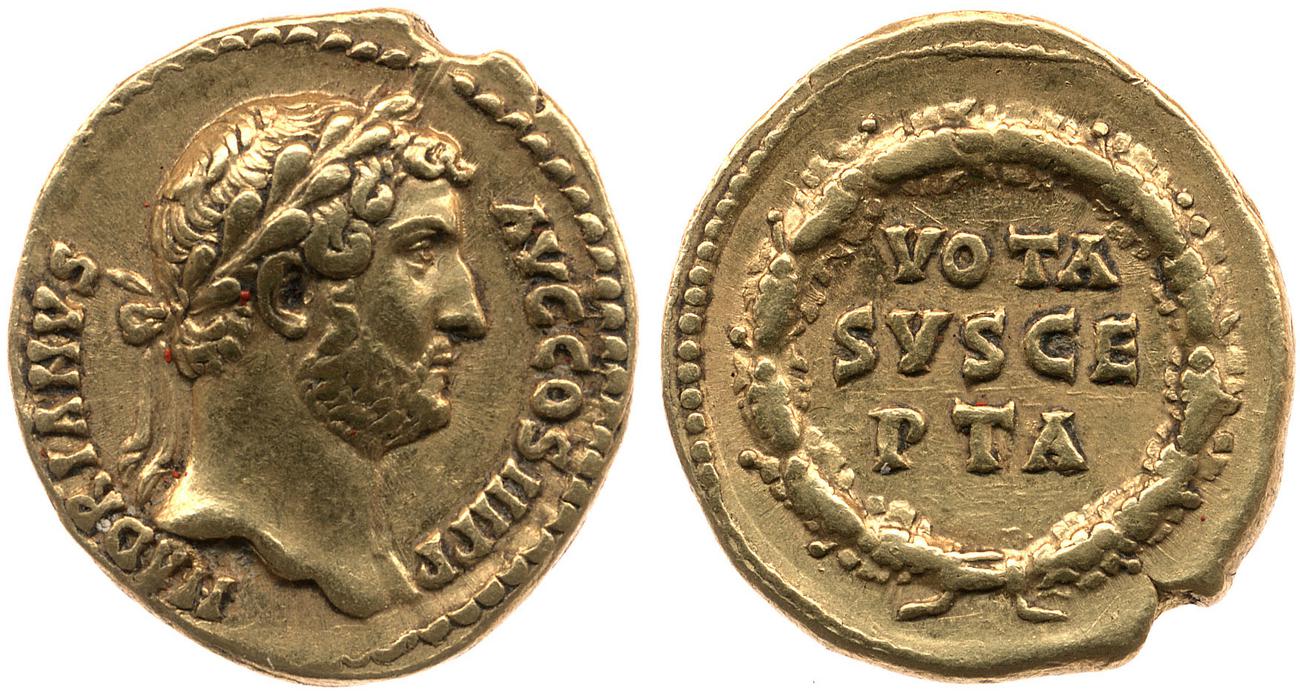 obverse RIC II, Part 3 (second edition) Hadrian 2331