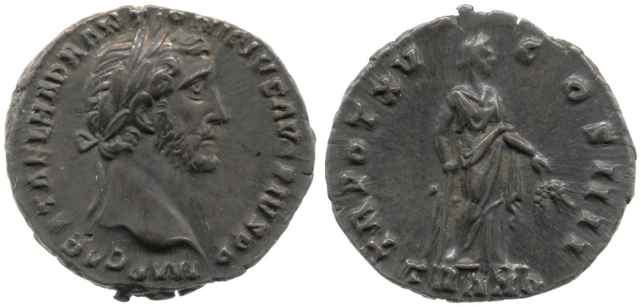 RIC III Antoninus Pius 218, аверс, bm