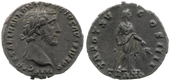 RIC III Antoninus Pius 218, реверс, bm