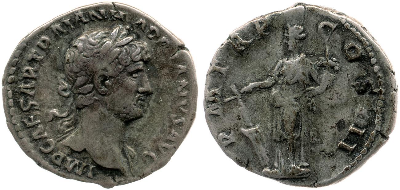 аверс RIC II, Part 3 (second edition) Hadrian 392