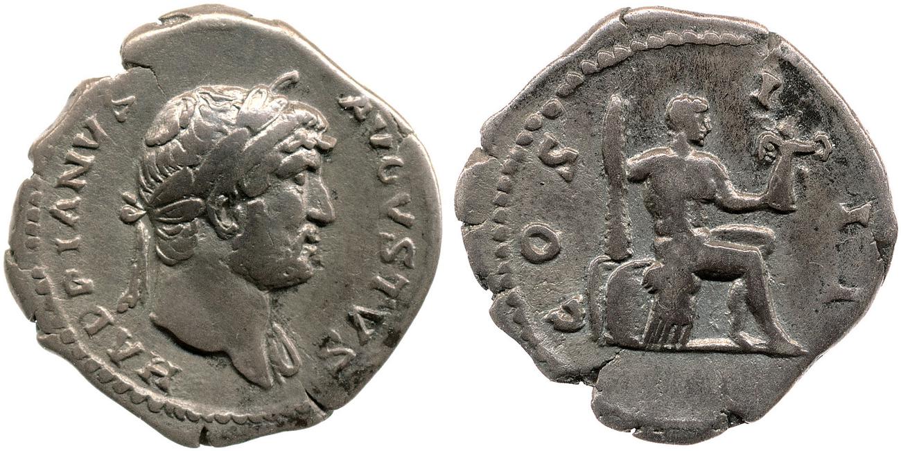 аверс RIC II, Part 3 (second edition) Hadrian 786