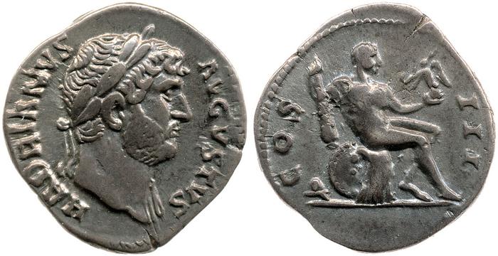 RIC II, Part 3 (second edition) Hadrian 786, реверс, bm
