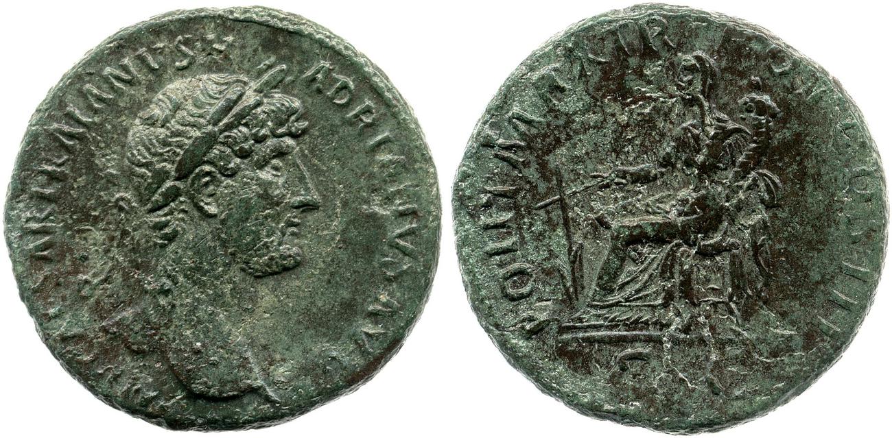 obverse RIC II, Part 3 (second edition) Hadrian 256