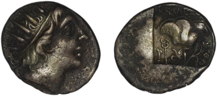 Rhodes Jenkins 1989 Group E drachms, реверс, bm