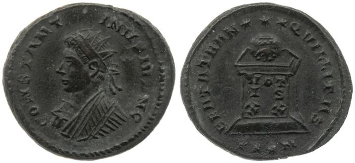 RIC VII Londinium 236, реверс, Британский музей