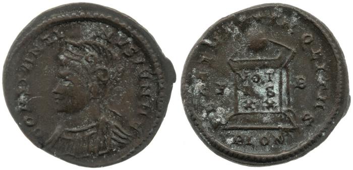 RIC VII Londinium 259, реверс, Британский музей