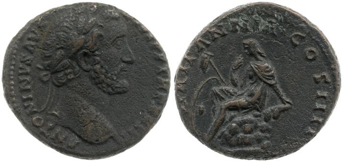 RIC III Antoninus Pius 934, реверс, bm