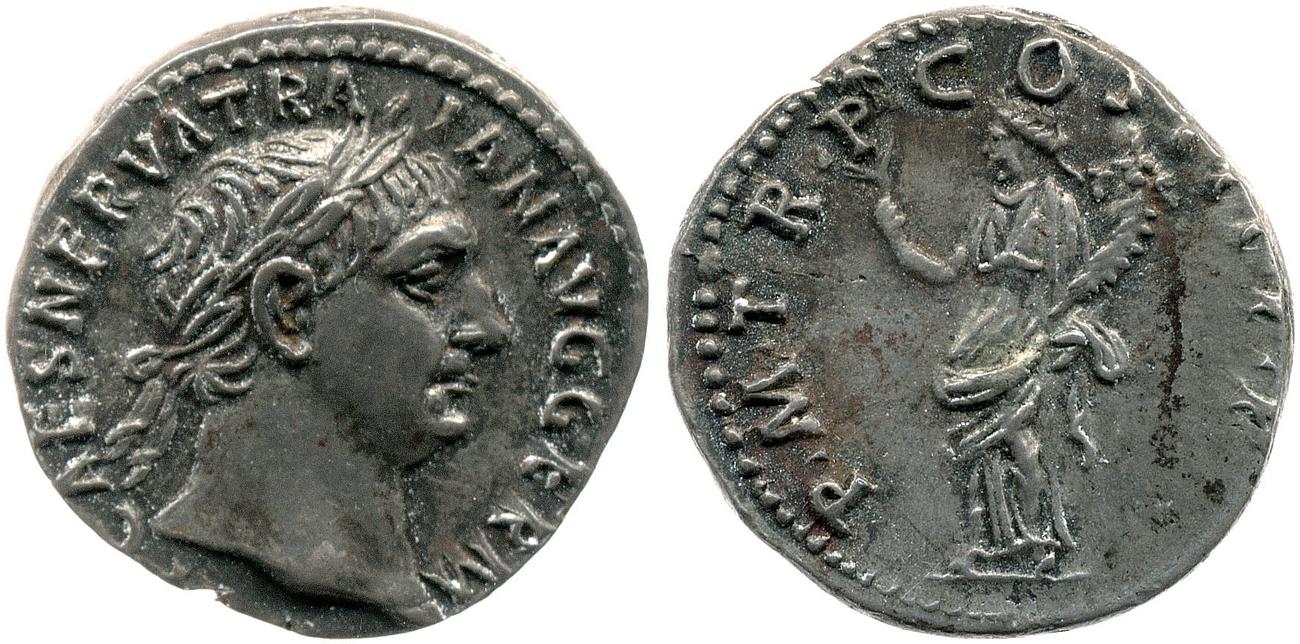 RIC II Trajan 38, аверс, bm