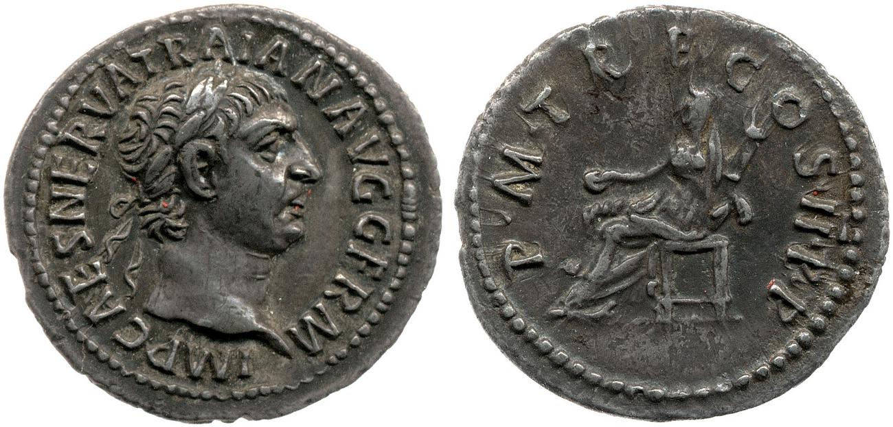 RIC II Trajan 9, аверс, bm