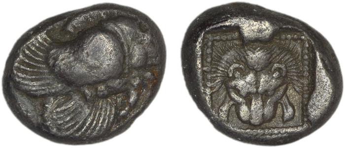Samos Barron 1966 Samian drachms, реверс, bm