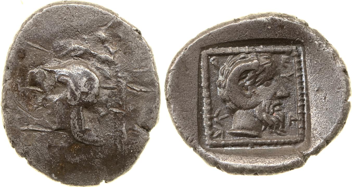 obverse Kheriga Lycia Mørkholm and Zahle 1976 24-5
