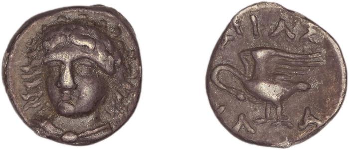 Clazomenae Dengate 1967 IIE, реверс, bm