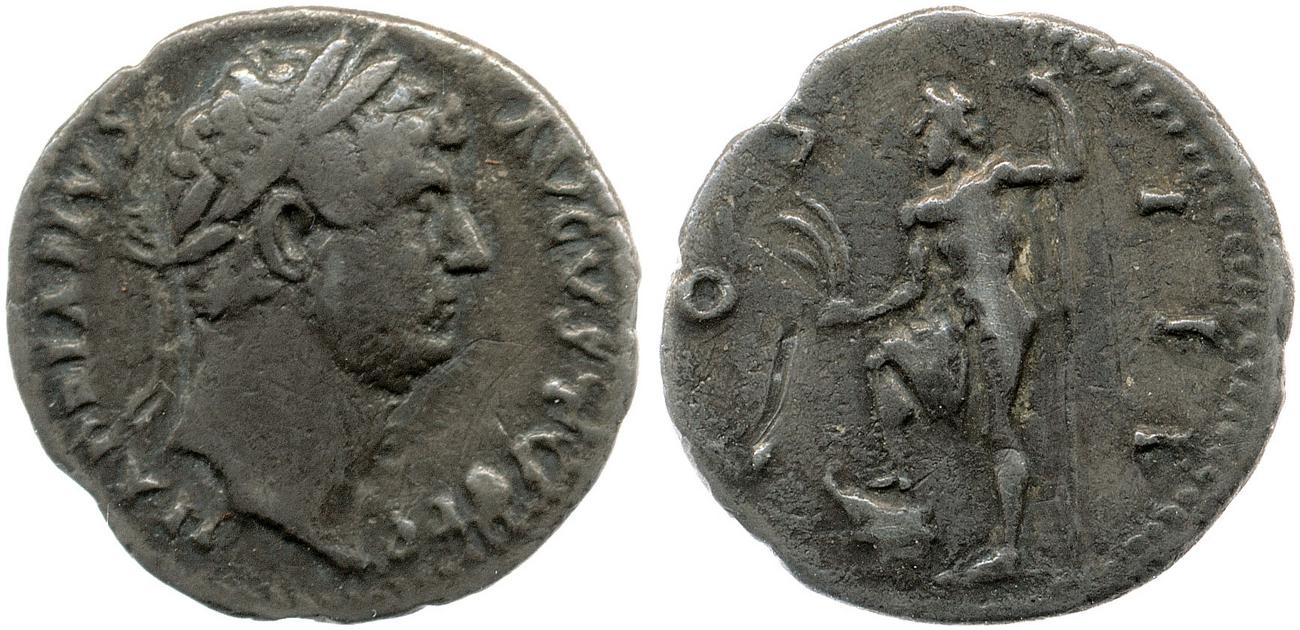 аверс RIC II, Part 3 (second edition) Hadrian 3062