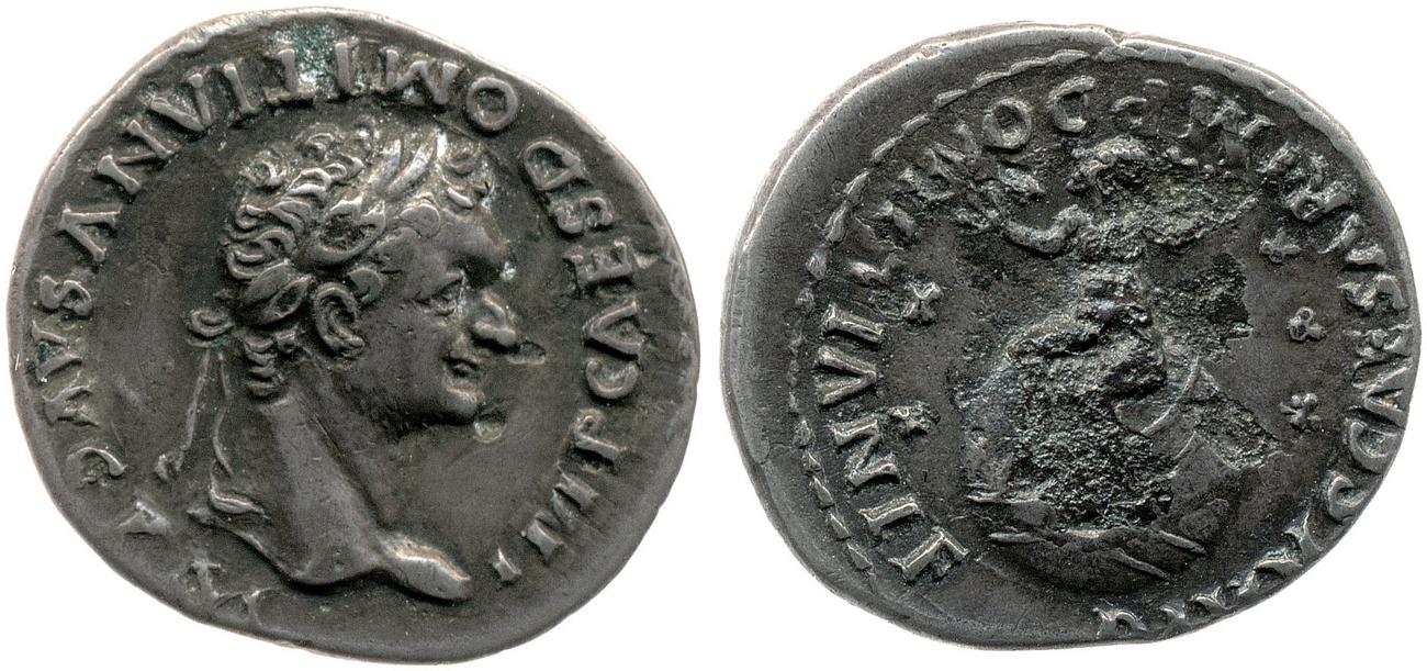 аверс RIC II, Part 1 (second edition) Domitian 153