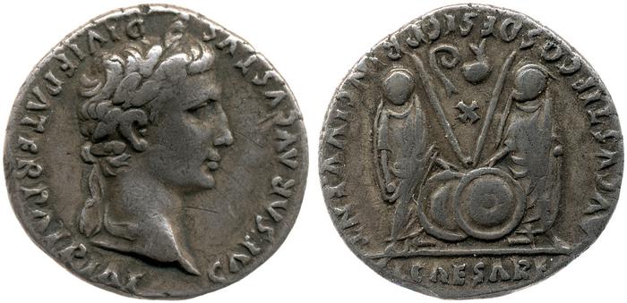 RIC I (second edition) Augustus 212, реверс, bm