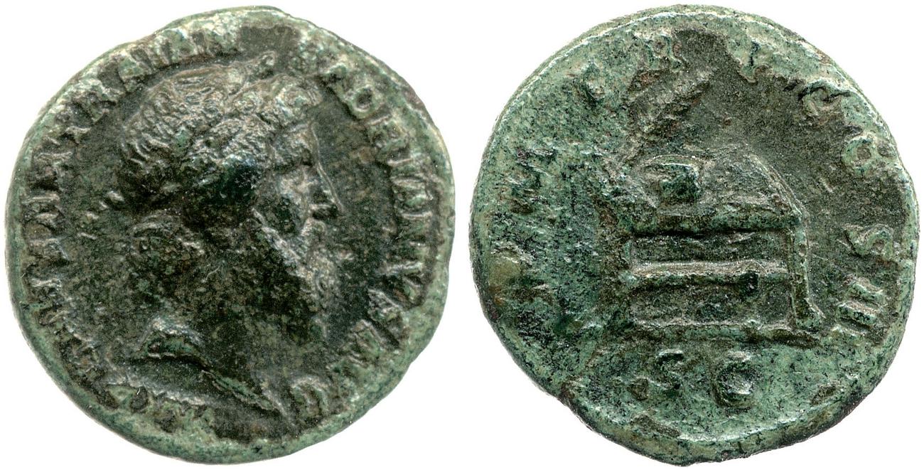 obverse RIC II, Part 3 (second edition) Hadrian 633