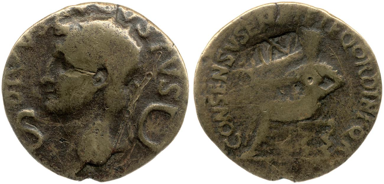 RIC I (second edition) Gaius/Caligula 56, аверс, bm