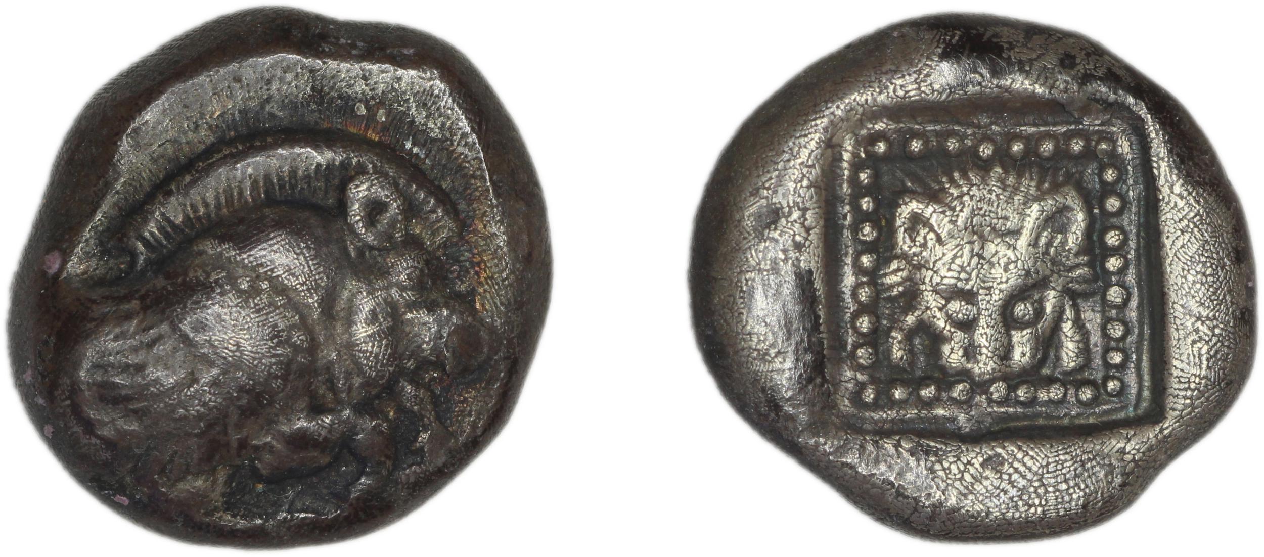 Samos Barron 1966 Lyd-Mil drachms, аверс, bm