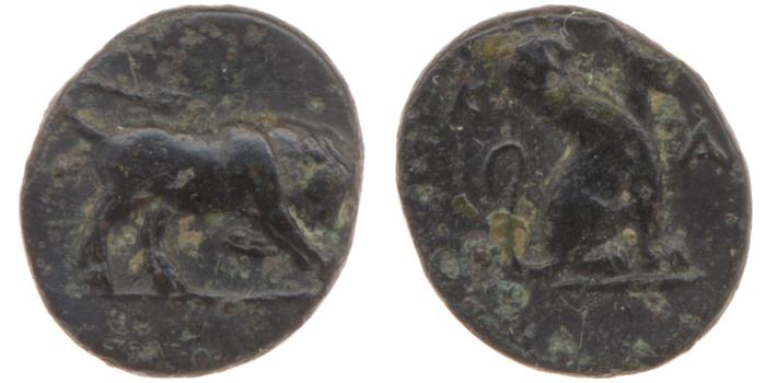 Caunus Konuk 1998 pl. 50, B, реверс, bm