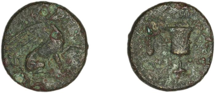 Teos Kinns 1980 Period I.2, AE 6, реверс, bm