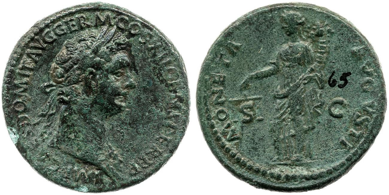 RIC II, Part 1 (second edition) Domitian 493, аверс, bm