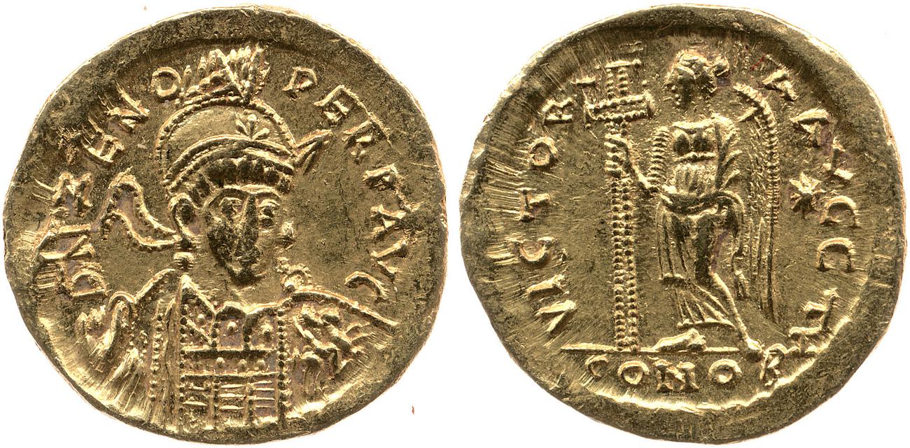 RIC X Zeno (East) 927, аверс, bm