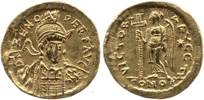 RIC X Zeno (East) 927, реверс, bm