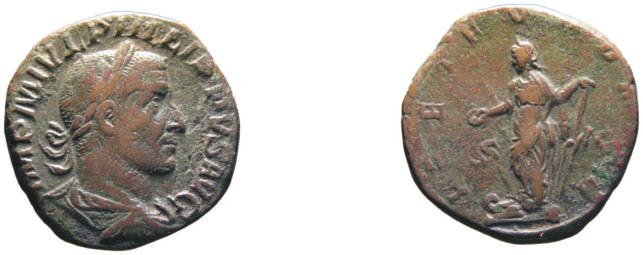 obverse RIC IV Philip I 176A