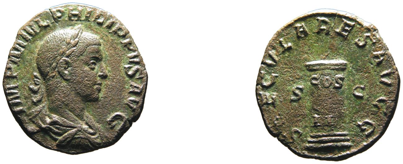obverse RIC IV Philip I 265A