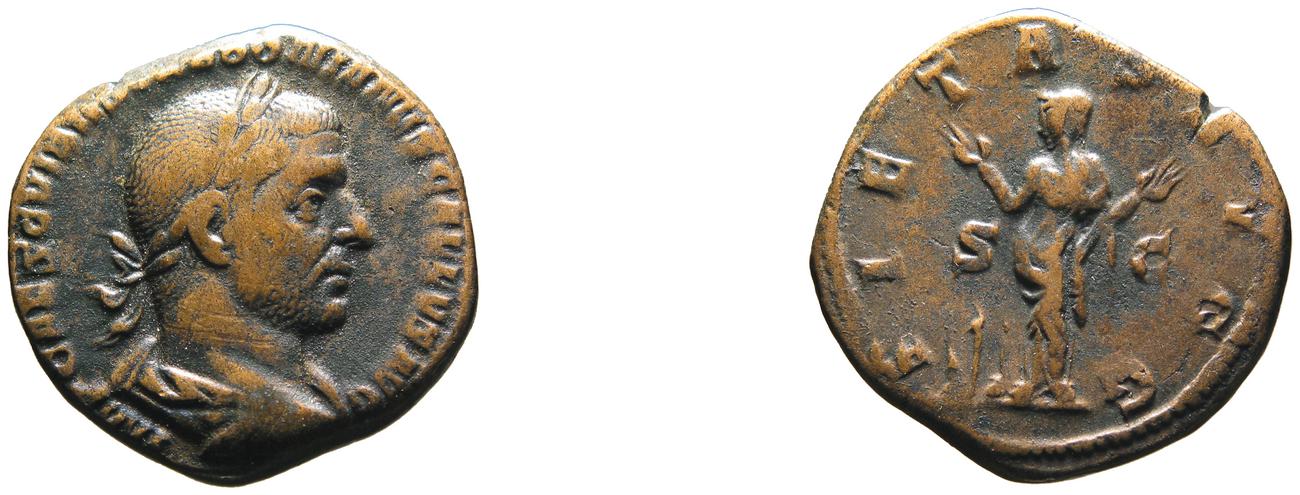 obverse RIC IV Trebonianus Gallus 117A