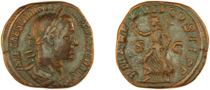 RIC IV Severus Alexander 479, реверс, Британский музей