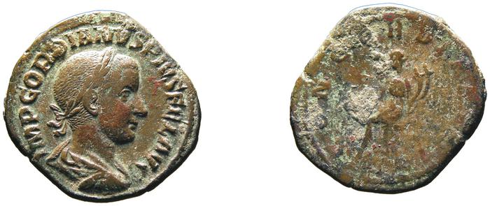 RIC IV Gordian III 287, реверс, bm