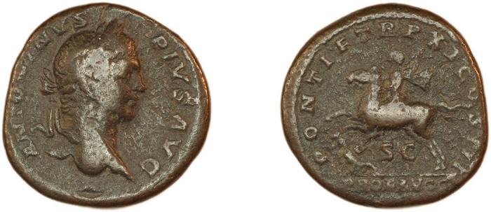 RIC IV Caracalla 438, реверс, Британский музей