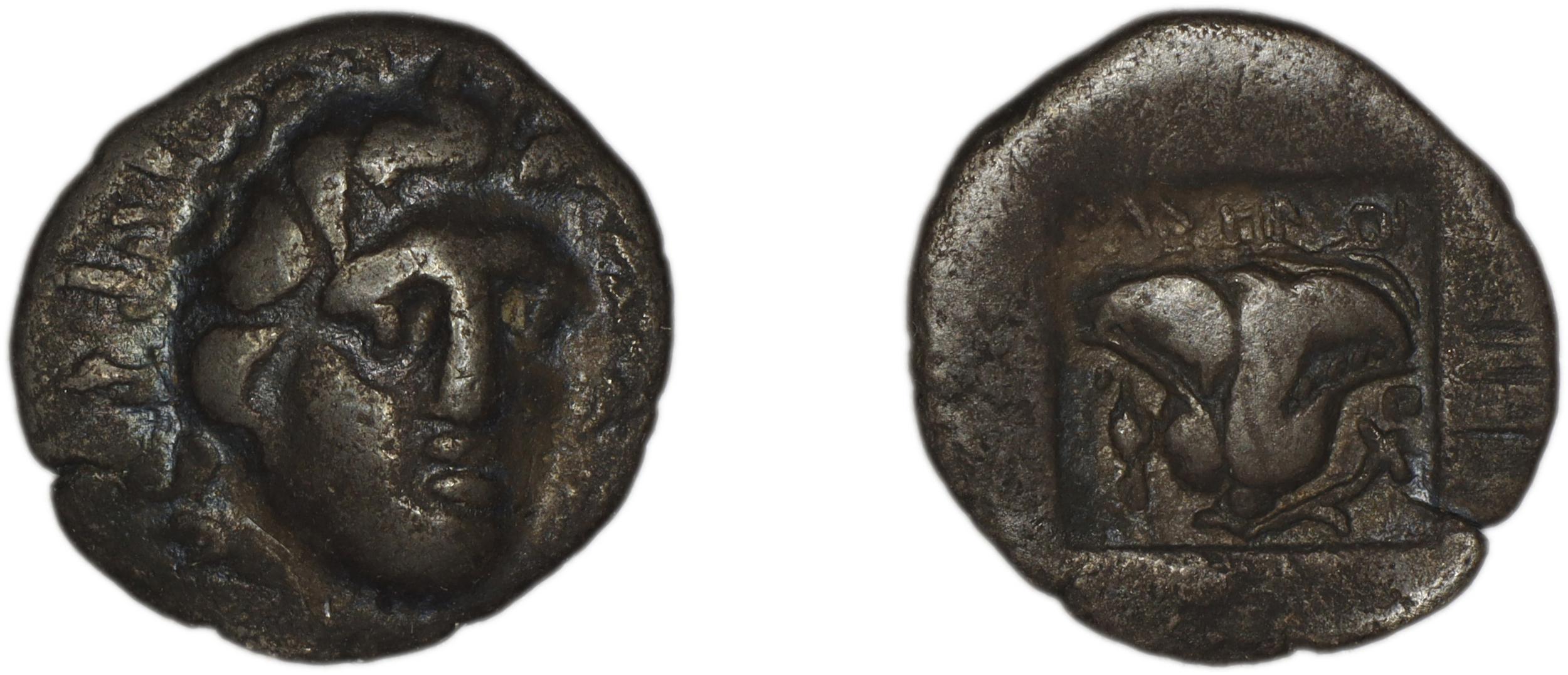 Rhodes Jenkins 1989 Group B hemidrachms, аверс, bm