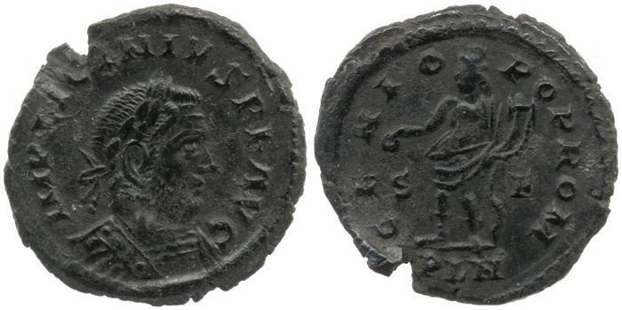 RIC VII Londinium 3, реверс, Британский музей