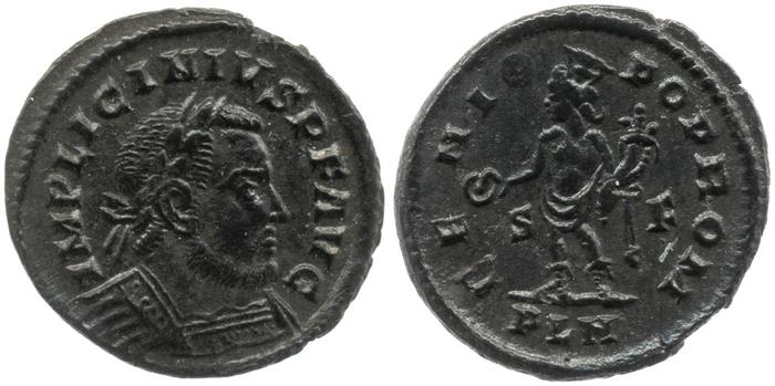 RIC VII Londinium 3, реверс, Британский музей