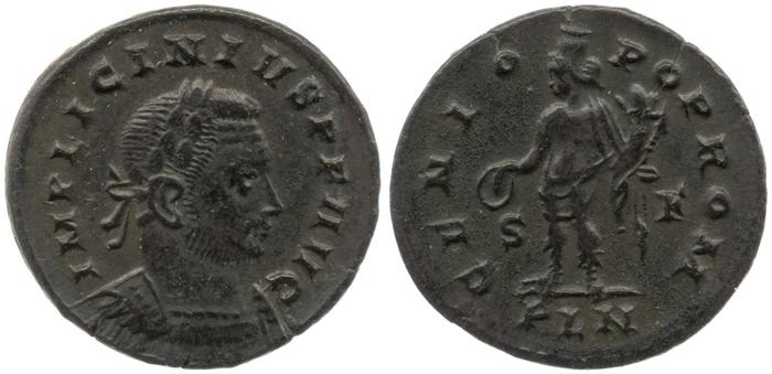 RIC VII Londinium 3, реверс, Британский музей