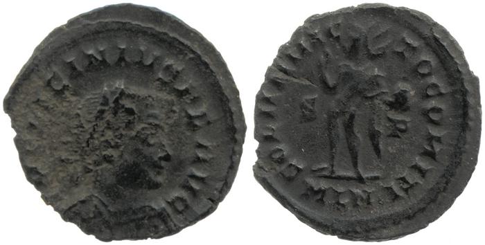 RIC VII Londinium 60, реверс, Британский музей