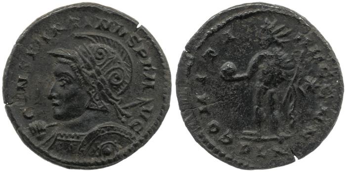 RIC VI Londinium 166, реверс, Британский музей