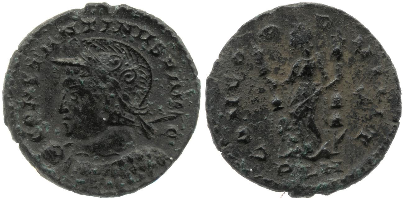 RIC VI Londinium 203, аверс, Британский музей