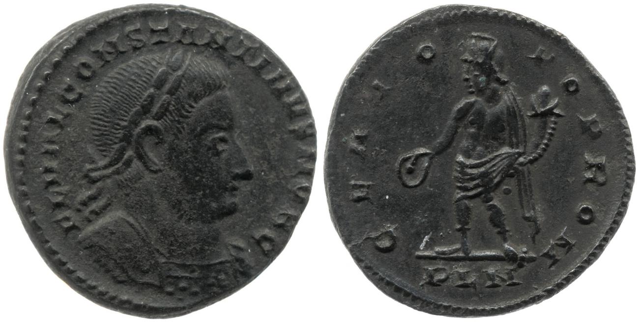 RIC VI Londinium 88b, аверс, Британский музей