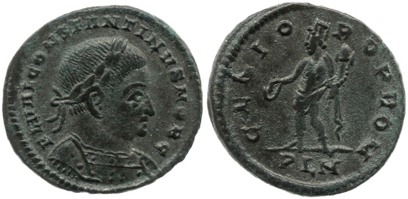 RIC VI Londinium 88b, аверс, Британский музей